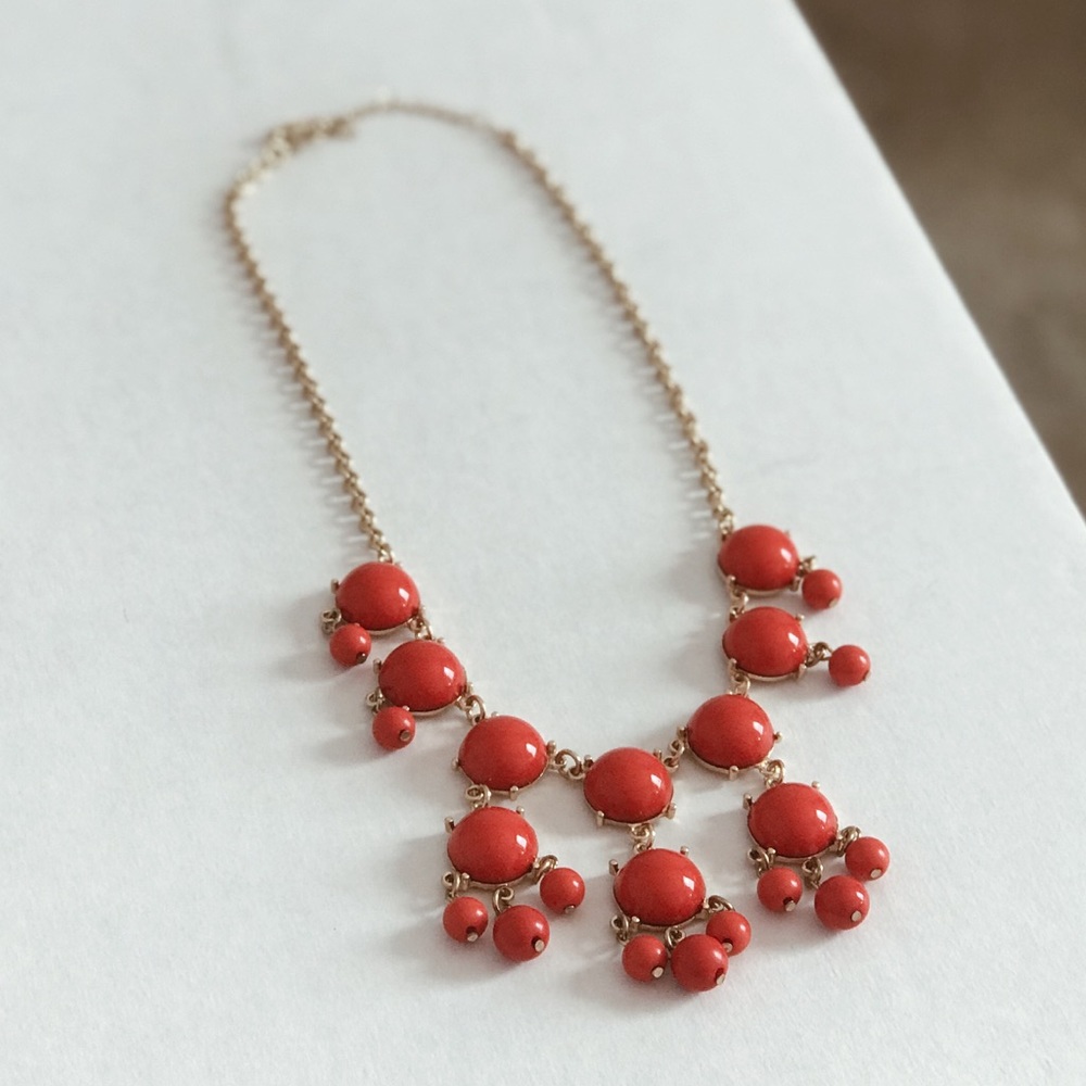 Red Bubble Necklace